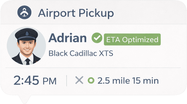 Driver Adrian - Airport Pickup